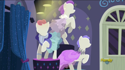 Size: 1920x1080 | Tagged: safe, screencap, episode:the saddle row review, g4, my little pony: friendship is magic, background, discovery family logo, interior, mannequin, no pony, rarity for you