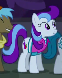 Size: 856x1064 | Tagged: safe, screencap, character:berry preppy, character:neigh sayer, character:upper east side, species:earth pony, species:pony, episode:the saddle row review, g4, my little pony: friendship is magic, background pony, cropped, female, mare, solo, solo focus