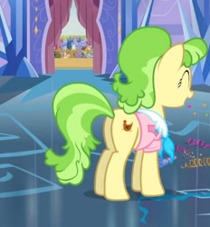 Size: 382x412 | Tagged: safe, screencap, character:chickadee, character:ms. peachbottom, species:earth pony, species:pony, episode:games ponies play, g4, my little pony: friendship is magic, cropped, female, mare, plot