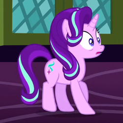 Size: 440x440 | Tagged: safe, screencap, character:starlight glimmer, species:pony, episode:a hearth's warming tail, g4, my little pony: friendship is magic, cropped, solo