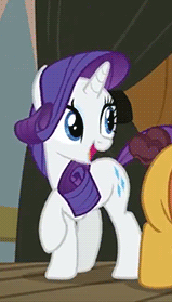 Size: 159x279 | Tagged: safe, screencap, character:coriander cumin, character:rarity, species:pony, episode:spice up your life, g4, my little pony: friendship is magic, animated