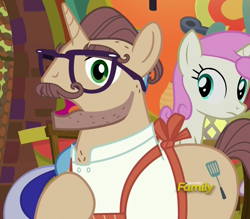 Size: 1218x1069 | Tagged: safe, screencap, character:minuette, character:twinkleshine, character:vino veritas, species:pony, species:unicorn, episode:spice up your life, g4, my little pony: friendship is magic, discovery family logo, male, massimo bottura, stallion