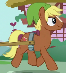 Size: 316x352 | Tagged: safe, screencap, character:quarter hearts, species:pony, episode:flutter brutter, g4, my little pony: friendship is magic, background pony, link, solo, the legend of zelda
