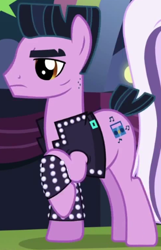 Size: 490x761 | Tagged: safe, screencap, character:coloratura, character:countess coloratura, character:smooth move, species:earth pony, species:pony, episode:the mane attraction, g4, my little pony: friendship is magic, background pony, male, raised hoof, solo focus, stallion
