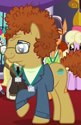 Size: 324x500 | Tagged: safe, screencap, character:dr. steve brule, character:free throw, character:luckette, character:march gustysnows, character:pinot noir, species:pony, episode:princess spike, g4, my little pony: friendship is magic, background pony, steve brule, tim and eric, tim and eric awesome show great job