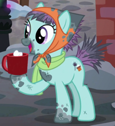 Size: 554x605 | Tagged: safe, screencap, species:pony, episode:a hearth's warming tail, g4, my little pony: friendship is magic, background pony, chimney dust, chimney sweep, solo, sooty sweeps