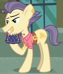 Size: 690x806 | Tagged: safe, screencap, character:street rat, species:pony, episode:the gift of the maud pie, g4, my little pony: friendship is magic, pouch pony, rock pouch, solo