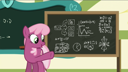 Size: 1920x1080 | Tagged: safe, screencap, character:cheerilee, species:pony, episode:the cart before the ponies, g4, my little pony: friendship is magic, fancy mathematics, math