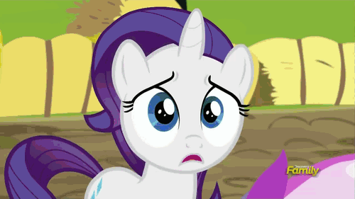 Size: 500x281 | Tagged: safe, screencap, character:derpy hooves, character:meadow song, character:merry may, character:rarity, species:earth pony, species:pegasus, species:pony, species:unicorn, episode:the cart before the ponies, g4, my little pony: friendship is magic, animated, blue lily, cart, cloud, confetti, crying, discovery family logo, filly, filly derpy, filly rarity, medallion gold, rain, raincloud, ribbon, rosetta, the worst possible thing, younger