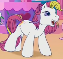 Size: 221x209 | Tagged: safe, screencap, character:sunny daze (g3), species:pony, episode:a charming birthday, g3, solo