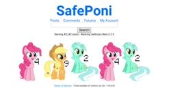 Size: 960x497 | Tagged: safe, screencap, character:applejack, character:lyra heartstrings, character:pinkie pie, species:earth pony, species:pony, species:unicorn, female, mare