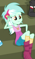 Size: 413x689 | Tagged: safe, screencap, character:lyra heartstrings, my little pony:equestria girls, cropped, solo