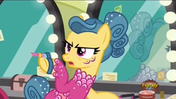 Size: 1920x1080 | Tagged: safe, screencap, character:trapeze star, species:pony, episode:viva las pegasus, g4, my little pony: friendship is magic, adaptation, ergonomics, pointing