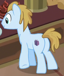 Size: 265x313 | Tagged: safe, screencap, character:opulence, species:earth pony, species:pony, episode:viva las pegasus, g4, my little pony: friendship is magic, las pegasus resident, male, shopping bags, stallion