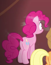 Size: 320x406 | Tagged: safe, screencap, character:pinkie pie, species:pony, episode:every little thing she does, g4, my little pony: friendship is magic, cropped, female, hypnosis, hypnotized, mare, plot