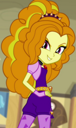 Size: 156x263 | Tagged: safe, screencap, character:adagio dazzle, equestria girls:rainbow rocks, g4, my little pony:equestria girls, cropped, looking at you, looking back, solo