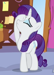 Size: 270x378 | Tagged: safe, screencap, character:rarity, species:pony, species:unicorn, episode:p.p.o.v. (pony point of view), g4, my little pony: friendship is magic, cropped, female, mare, marshmelodrama, solo
