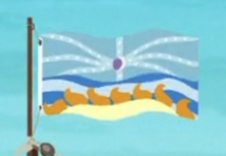 Size: 1156x800 | Tagged: safe, screencap, species:pony, episode:p.p.o.v. (pony point of view), g4, my little pony: friendship is magic, british columbia, cropped, flag, flag waving, seaward shoals
