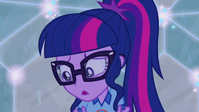 Size: 640x360 | Tagged: safe, screencap, character:twilight sparkle, character:twilight sparkle (scitwi), species:eqg human, equestria girls:legend of everfree, g4, my little pony:equestria girls, animated, gif, solo