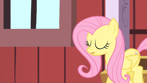 Size: 500x281 | Tagged: safe, screencap, character:fluttershy, character:pinkie pie, species:earth pony, species:pegasus, species:pony, episode:the last roundup, g4, my little pony: friendship is magic, animated, female, in which pinkie pie forgets how to gravity, mare, pinkie being pinkie, pinkie physics