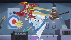 Size: 1280x720 | Tagged: safe, screencap, character:trixie, episode:guitar centered, equestria girls:rainbow rocks, g4, my little pony:equestria girls, guitar, solo