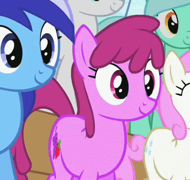 Size: 376x357 | Tagged: safe, screencap, character:berry punch, character:berryshine, character:lyra heartstrings, character:minuette, character:twinkleshine, character:white lightning, species:earth pony, species:pegasus, species:pony, species:unicorn, episode:sisterhooves social, g4, my little pony: friendship is magic, animated, berry scrunch, cropped, eyes closed, female, mare, nose wrinkle, scrunchy face