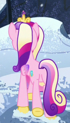 Size: 231x407 | Tagged: safe, screencap, character:princess cadance, species:pony, episode:party pooped, g4, my little pony: friendship is magic, cropped, female, lovebutt, mare, plot, solo