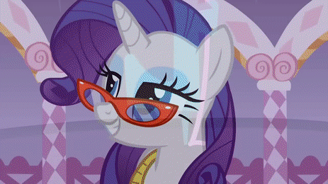 Size: 463x260 | Tagged: safe, screencap, character:opalescence, character:rarity, species:pony, episode:suited for success, g4, my little pony: friendship is magic, animated, art of the dress, cat, gif, sewing, sewing machine