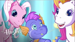 Size: 1920x1080 | Tagged: safe, screencap, character:cotton candy (g3), character:daffidazey, character:spike (g3), episode:the princess promenade, g3, hasbro studios