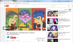 Size: 1165x676 | Tagged: safe, screencap, character:flash sentry, character:microchips, character:sandalwood, episode:a banner day, g4, my little pony:equestria girls, meme, youtube, youtube caption