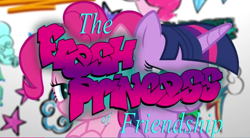 Size: 2045x1130 | Tagged: safe, official, screencap, character:pinkie pie, character:rainbow dash, character:twilight sparkle, character:twilight sparkle (alicorn), species:alicorn, species:earth pony, species:pony, fresh princess and friends' poses, fresh princess of friendship, graffiti, the fresh prince of bel-air, youtube link