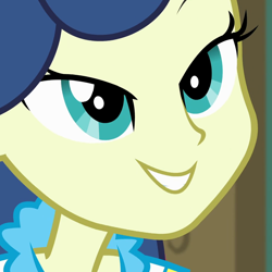 Size: 720x720 | Tagged: safe, screencap, character:bon bon, character:sweetie drops, episode:all's fair in love & friendship games, equestria girls:friendship games, g4, my little pony:equestria girls, cropped, solo