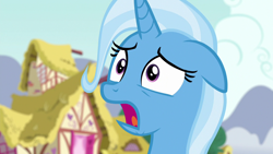 Size: 1280x720 | Tagged: safe, screencap, character:trixie, species:pony, episode:all bottled up, g4, my little pony: friendship is magic, floppy ears, solo