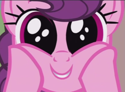 Size: 715x525 | Tagged: safe, screencap, character:sugar belle, species:pony, episode:hard to say anything, g4, my little pony: friendship is magic, cute, happy, solo, squishy cheeks, sugarbetes