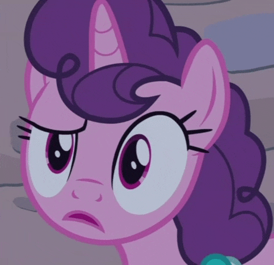 Size: 544x526 | Tagged: safe, screencap, character:sugar belle, species:pony, species:unicorn, episode:hard to say anything, g4, my little pony: friendship is magic, animated, confused, cropped, cute, emotional spectrum, gif, smiling, solo, sugarbetes, varying degrees of want