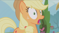 Size: 1234x694 | Tagged: safe, screencap, character:applejack, species:pony, episode:honest apple, g4, my little pony: friendship is magic, solo