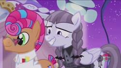 Size: 1920x1080 | Tagged: safe, screencap, character:inky rose, character:starstreak, species:pony, episode:honest apple, g4, my little pony: friendship is magic, awkward smile, female, male, mare, smiling, solo, stallion, when she smiles