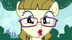 Size: 1280x720 | Tagged: safe, screencap, character:zipporwhill, species:pony, episode:forever filly, g4, my little pony: friendship is magic, 8^y, cute, faec, glasses, solo, zipporbetes