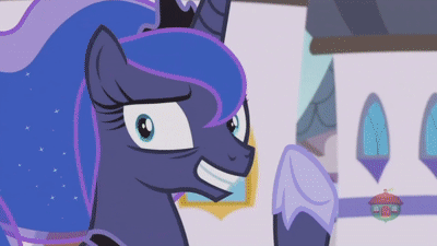 Size: 400x225 | Tagged: safe, screencap, character:fancypants, character:fleur-de-lis, character:princess luna, character:starlight glimmer, species:pony, episode:a royal problem, g4, my little pony: friendship is magic, animated, carriage, forced smile, gif, smile and wave
