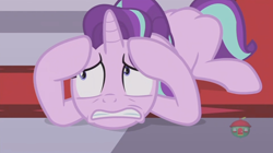 Size: 1232x690 | Tagged: safe, screencap, character:starlight glimmer, species:pony, episode:a royal problem, g4, my little pony: friendship is magic, animation error, missing cutie mark, solo
