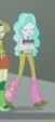 Size: 51x113 | Tagged: safe, screencap, character:paisley, episode:player piano, equestria girls:rainbow rocks, g4, my little pony:equestria girls, background human, boots, cropped, eyes closed, flower, high heel boots, notebook, picture for breezies, sweet leaf