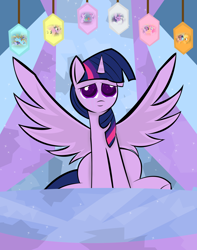 Size: 2550x3234 | Tagged: safe, artist:skyflys, screencap, character:applejack, character:fluttershy, character:pinkie pie, character:rainbow dash, character:rarity, character:starlight glimmer, character:twilight sparkle, character:twilight sparkle (alicorn), species:alicorn, species:pony, episode:a hearth's warming tail, episode:feeling pinkie keen, episode:flutter brutter, g4, my little pony: friendship is magic, bittersweet, crying, female, immortality, immortality blues, mare, memories, solo, spread wings, twilight will outlive her friends, wings