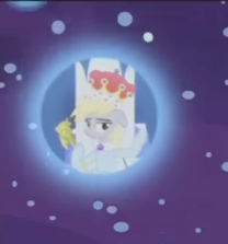 Size: 208x223 | Tagged: safe, screencap, character:derpy hooves, species:pony, episode:a royal problem, g4, my little pony: friendship is magic, cropped, dream, princess derpy, scepter, solo, twilight scepter, underp