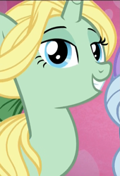 Size: 733x1078 | Tagged: safe, screencap, character:dear darling, species:pony, episode:hard to say anything, g4, my little pony: friendship is magic, cropped, lidded eyes