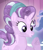 Size: 840x980 | Tagged: safe, screencap, character:starlight glimmer, species:crystal pony, species:pony, episode:the crystalling, g4, my little pony: friendship is magic, alternate hairstyle, cropped, crystallized, cute, duckface, female, glimmerbetes, headband, mare, raised hoof, solo focus, three quarter view, underhoof
