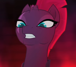 Size: 538x478 | Tagged: safe, screencap, character:tempest shadow, species:pony, species:unicorn, my little pony: the movie (2017), broken horn, cropped, eye scar, female, horn, mare, scar, solo