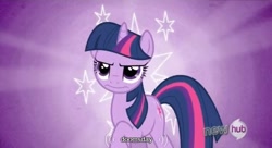 Size: 638x348 | Tagged: safe, screencap, character:twilight sparkle, episode:the crystal empire, g4, my little pony: friendship is magic, doomsday, youtube caption
