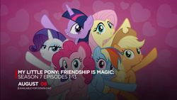 Size: 1366x768 | Tagged: safe, screencap, character:applejack, character:fluttershy, character:pinkie pie, character:rainbow dash, character:rarity, character:twilight sparkle, character:twilight sparkle (alicorn), species:alicorn, species:pony, episode:all bottled up, g4, my little pony: friendship is magic, best friends until the end of time, mane six, netflix
