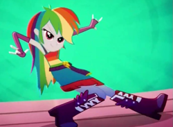 Size: 675x495 | Tagged: safe, screencap, character:rainbow dash, episode:raise this roof, eqg summertime shorts, g4, my little pony:equestria girls, dance off, fall formal outfits