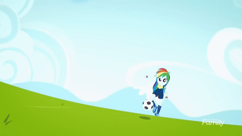 Size: 800x450 | Tagged: safe, screencap, character:crystal lullaby, character:fluttershy, character:pinkie pie, character:rainbow dash, episode:steps of pep, eqg summertime shorts, g4, my little pony:equestria girls, animated, background human, gif